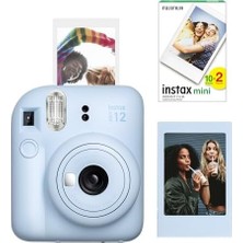 Mabeyn Mini 12 Mavi Fotoğraf Makinesi-Çerçeve ve 20'li Mini Film Seti