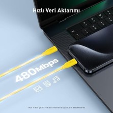 Mabeyn Silky Type-C To Type-C 1m Pd 3.1 480MBPS 140W Süper Hızlı Şarj/data Kablosu Seti 3'lü