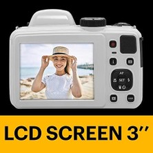 Mabeyn Kodak Pıxpro Astro Zoom AZ425 Dijital Fotoğraf Makinesi -20MP, 42X Optik Zoom, 3 Inç LCD Ekran, 1080P Full Hd Video, 24MM Geniş Açı (Beyaz)