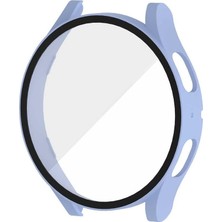 Mabeyn Galaxy 5 44MM ile Uyumlu Sert Pc Kasa ve Ekran Koruyucu 14 Mavi Açık