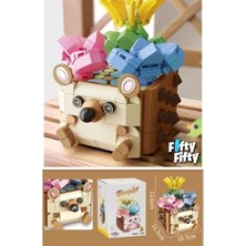 Mabeyn Panlos Mini Potted Plant Serisi Ayı Figürü 281 Parça Oyuncak Yapım Seti -FFP655009