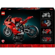 Mabeyn Ducati Panigale V4 S Motosiklet Model Yapım Kiti – Yetişkin Motor Hayranı Kadın ve Erkekler Için Hediye Fikri 42202 (1603 Parça)