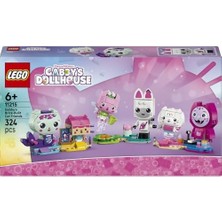 Mabeyn Gabby’s Dollhouse Gabby’nin Parçalarla Inşa Edilen Kedi Arkadaşları 11215-6 Yaş ve Üzeri Çocuklar Için 6 Hayvan Figürü Içeren Yaratıcı Oyuncak Yapım Seti, Yılbaşı Hediyesi Fikri (324 Parça)