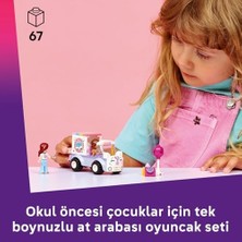 Mabeyn Tek Boynuzlu At Pasta Dağıtım Arabası 42675 – 4 Yaş ve Üzeri Çocuklar Için Paisley ve Leo Mini Bebekleri ile Oyuncak Kek Içeren Yaratıcı Oyuncak Yapım Seti, Hediye Fikri (67 Parça)