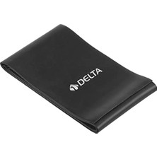 Cekar Store Delta Pilates Bandı Egzersiz Direnç LASTIĞI,SIYAH,120 x 7,5 Cm,tam
