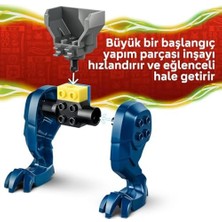 Mabeyn Jay’in Ejderha Robotu Savaşı 71853-4 Yaş ve Üzeri Kız ve Erkek Çocuklar Için 2 ve 2 Minifigür Içeren Yaratıcı Oyuncak Yapım Seti, Çocuklar Için Eğlenceli Hediye Fikri (107 Parça)