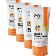Mabeyn Wou Çocuk Güneş Kremi 50ML 50+ (4 Paketi)
