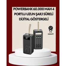 TKÇ 4 Çıkışlı Hızlı Şarj Destekli Powerbank