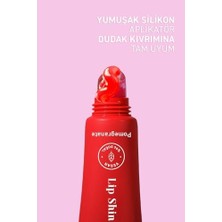 Mabeyn Parlatıcı, Dolgunlaştırıcı, Onarıcı Renkli Dudak Balmı, Charm Hediyeli, Nar Aromalı 10 ml