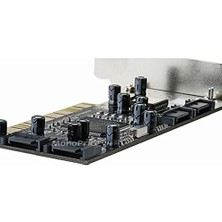 Mabeyn 4539 Pci Sata - I/o Kontrol Kart 4 Port HDD Veri Harddısk Çoklayıcı