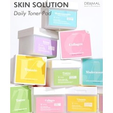 Mabeyn Dermal Vitamin Glow Toner Pad, Canlandırıcı ve Aydınlatıcı Işıltı Etkili Tonik Pedi, 12 Adet