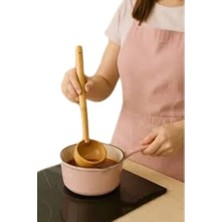 Mabeyn Doğal Bambu Kepçe 28 cm – Sağlıklı, Dayanıklı, Çevre Dostu Mutfak Aracı – Çorba, Sos ve Yemek Servisi Için Ideal