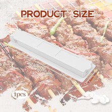 Mabeyn Kebap Makinesi Plastik, Manuel Katlanabilir Yeniden Kullanılabilir Kebap Presi, Taşınabilir Şiş Kebap Yapma Aleti, Mutfak, Barbekü Partileri ve Açık Hava Aktiviteleri Için