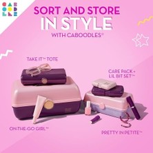 Mabeyn Caboodles Twilight Disco - On-The-Go Costmetic Organizer Makyaj ve Aksesuar Taşıma Çantası, Pembe Işıltılı