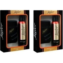 Mabeyn Jagler Klasik Erkek Parfüm Seti 90 ml Edt + 150 ml Deo x 2 Adet