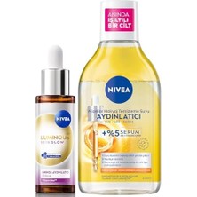 Mabeyn LUMINOUS630 Skin Glow Aydınlatıcı Serum 30ML ve Aydınlatıcı Micellar Makyaj Temizleme Suyu 400ML, Se