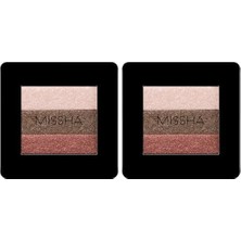 Mabeyn Yumuşak Dokulu, Dökülme Yapmayan 3 Renkli Göz Farı Triple Shadow No.20 (Coin) (2 Paketi)