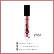 Mabeyn Cosmetics Glimmer Gloss Işıltılı Nemlendirici Dudak Parlatıcısı - 50 Rose Sorbet