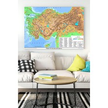 Mabeyn (PSTER18286) Türkiye Haritası Eğitim Kanvas Tablo 2 30 x 40