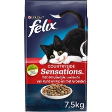 Berry Store Felix Countryside Sığır Etli & Tavuklu Sebzeli Kuru Kedi Maması 7,5 Kilogram