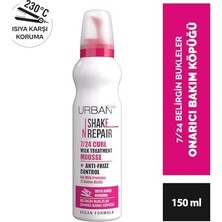 Mabeyn Care Shake N Repair 7/24 Kabaran ve Bukleli Saçlara Özel Saç Bakım Köpüğü, 150 Mililitre, Vegan