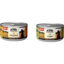 Berry Store Acana Premium Pate (Ezme) Konserve Yaş Kedi Maması, Tavuklu, 85 gr & Acana Premium Pate (Ezme) Konserve Yaş Kedi Maması, Kuzu Etli, 85 gr