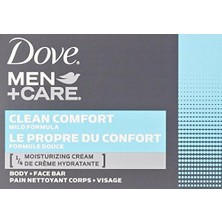 Mabeyn Dove Erkek+Care Dove Men+Bakım Vücut Sabunu ve Yüz Çubuğu Nemlendirmek Için Cilt Temizliği Rahatlık Bardan Daha Fazla Nemlendirici Sabun 3,75 Oz 6 Bar