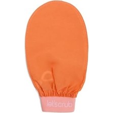 Mabeyn Let'scrub Yavruağzı Lastikli Banyo Duş Kesesi Peeling ELDIVENI%100 Floş Ipek Hassas Ciltler Için
