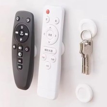Mabeyn Sunup SN-26320 Mıknatıslı Mini Kumanda Tutucu Yapışkanlı Manyetik Askı Aparatı (Ev, Otel, Tv Kumandası, Anahtar, Kablo Düzenleyici)