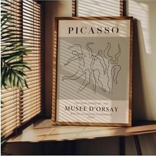 Mabeyn Picasso Çerçevesiz Poster, Modern Dekoratif Çerçevesiz Poster, Tablo, Picasso-3, 21 x 30