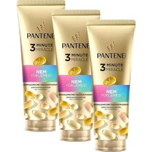 Mabeyn Pantene Nem Yüklemesi Derinlemesine Saç Bakım Kremi 220 ml (3 Paketi)