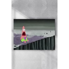 Mabeyn (PSTER21518) Şaşkın Patrick Eğlenceli Mizahi Poster (30X40CM)