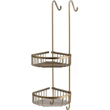 Mabeyn Banyo Duş Raf Sistemi Antik Renk 702X200X294 mm