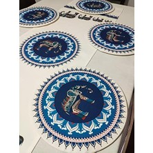 Mabeyn Viemso Etnik Fil Desenli 6'lı Supla Set