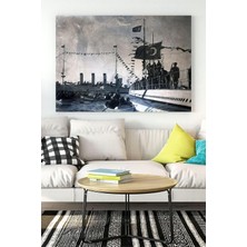 Mabeyn (PSTER15927) Eski Istanbul Boğaz Nostaljik Kanvas Tablo 21 x 30