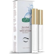 Mabeyn Alvin Kaş ve Kirpik Bakım Serumu, 7 Özel Yağ ve E Vitamini, 10 ml