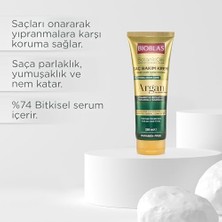 Mabeyn Bioblas Saç Dökülmesine Karşı Bakım Kremi – Argan Yağlı, Bitkisel Kompleks B19,%74 Bitkisel Serum, Onarıcı & Parlaklık Veren Saç Kremi, 250 ml