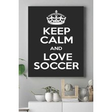 Mabeyn (PSTER16567) Keep Calm And Futbol Kanvas Tablo 30 x 40