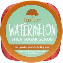 Mabeyn Tree Hut Karpuz Shea Şeker Fırçası, 510,3 G, Ultra Nemlendirici ve Peeling Fırçası, Temel Vücut Bakımı Beslemek Için