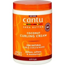 Mabeyn Cantu Shea Tereyağı Doğal Saçlar Için Hindistan Cevizi Kıvırma Kremi, 25 Ounce