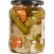 Mabeyn Kükrer Karışık Turşu Cam Kavanoz 650 gr