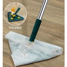 Mabeyn 2 Bezli Üçgen Çek Çekli Mop Islak Mendil Uyumlu