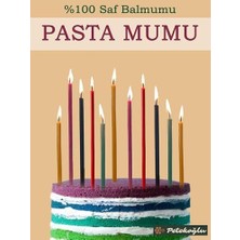 Mabeyn (40 Adet 5 Renk) Mum Dilek Mumu Doğal Petek Ince Uzun Parti Rituel Doğum Günü Mumu Beeswax Candle (5 Renk Birlikte)