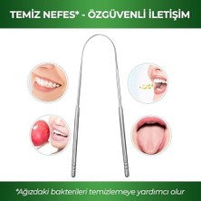 Berry Store Proclis Paslanmaz Çelik Dil Temizleyici Sıyırıcı, Ağız Hijyeni Için Dil Plak Temizleme, Ferah Bir Nefes Sağlar (M)