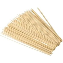 Berry Store 3 Paket Bambu Çöp Şiş Seti (40'lı x 3) - 25 cm Doğal Izgara ve Sunum Çubuğu