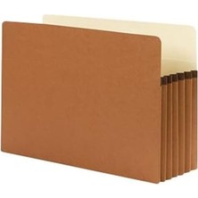 Berry Store 100 Geri Dönüştürülmüş Dosya Çanta, Düz Kesimli Tab, 5 – 1/10,2 cm Expansion, Legal Boyut, Redrope, Kutu Başına 10 Adet (74206)