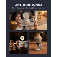 Berry Store ° Manyetik Halka Cep Telefonu, 3 Işık Modlu Halka Işık, Mag Safe ile Uyumlu, LED Selfie Halka Işığı, Selfies/fotoğrafçılık/yakınlaştırma Çağrıları/video Konferans Için