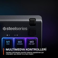 Berry Store Steelseries Apex 3 Tkl Türkçe Gaming Klavye Tenkeyless, 8 Bölge Rgb Aydınlatma Türkçe Qwerty
