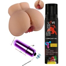 Aşkın Deposu Realistik Kalca – Xxl 1.1 kg Gerçek Hissiyat, Gerçek Zevk! Doğallığı Hissedin, 100 ml Zevkin Zirvesine Ulaşın 100 ml Çilek Aromalı Jel+10 Mod Süper Titreşim Hediyeli