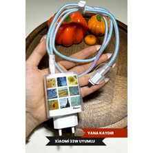 WANNA PROTECT Xiaomi 33W Uyumlu Şeffaf Şarj Başlığı Adaptörü Koruma Kablo Koruyucu 5'li Koruma Seti